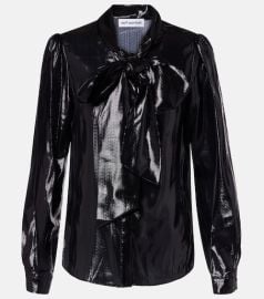 Bow-detail blouse at Mytheresa