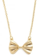 Bow necklace at Modcloth