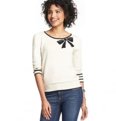 Bow sweater at Loft