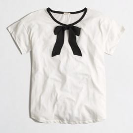 Bow tee at J. Crew Factory