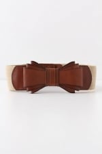 Bowtied luster belt at Anthropologie at Anthropologie