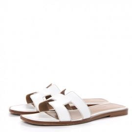 Box Calfskin Oran Sandals by Hermes at Fashionphile