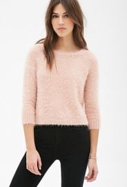 Boxy Fuzzy Knit  Sweater  Forever 21 - 2000081487 at Forever 21