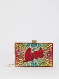 Boxy Love Rainbow Clutch Bag   at MAISON-B-MORE