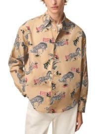 Boxy Shirt With Horse Print - Exclusive at Bloomingdales