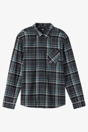 Boy\'s Redmond Plaid Flannel Long Sleeve Shirt - Graphite | O\'Neill at O'Neill