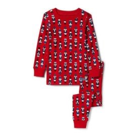 Boy Haute Red Nutcracker Print Nutcracker Pajama Set by Janie and Jack at Janie and Jack