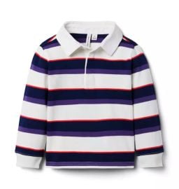 Boy Merchant Marine Stripe Striped Rugby Shirt by Janie and Jack at Janie and Jack