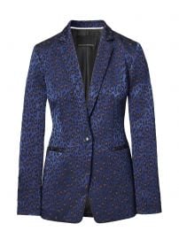 Boyfriend-Fit Leopard-Print Blazer by Banana Republic at Banana Republic