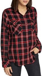 Boyfriend for Life Plaid Long Sleeves Button-Down Top by Sanctuary at Amazon