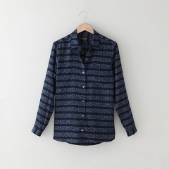 Boyfriend shirt in cobalt multi at Steve Alan