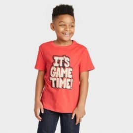 Boysx27 Short Sleeve x27itx27s Game Timex27 Graphic T-shirt - Cat amp Jack Red M Target at Target