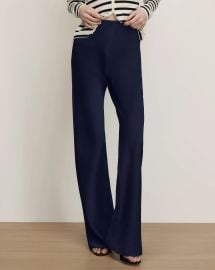 Braddock Wide-Leg Pant in Navy | Veronica Beard at Veronica Beard