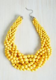 Braid to Love You Necklace in Sunflower at ModCloth