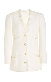 Braided Boucle Wool-Blend Tweed Jacket By Alessandra Rich at Moda Operandi