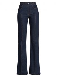 Braided Waist Flare Jeans by Chloe  at Saks Fifth Avenue