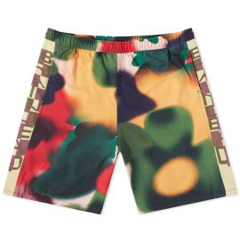 Brain Dead Floral Watercolor Beach Short Lemon at END.