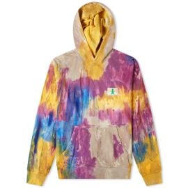 Brain Dead Shout PVC Patch Hoody Dry Pigment Dye at END.