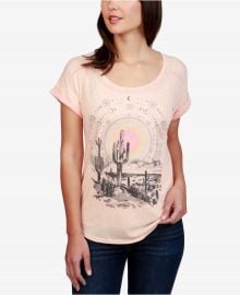 Brand Desert Dreamer Graphic Split-Back T-Shirt at Macys