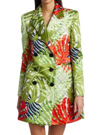 Brandi Garden Print Double-Breasted Coat Dress at Saks Fifth Avenue