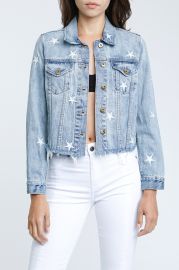 Brando Star Cut- Off Denim Jacket in Zodiac at Bloomingdales