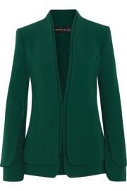 Brandon Maxwell - Layered stretch-crepe blazer at Net A Porter