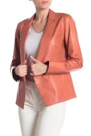 Brandt Leather Blazer Jacket at Nordstrom Rack