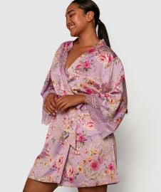 Bras N Things Amelia Short Wrap Print Floral Womens Personalised Sleepwear Quickfastdiet at Bras N Things