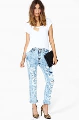 Breakup Shredded Jeans at Nasty Gal