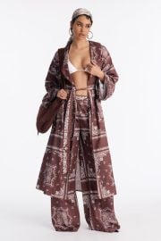 Breanna Bandana Print Pant Set - Brown Fashion Nova at Fashion Nova