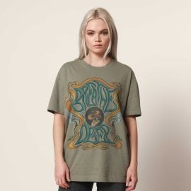 Breathe Deep Sage Oversized Tee james mae at James Mae