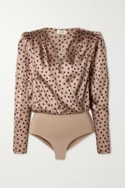 Brenda Puff Sleeve Bodysuit by L\'Agence at Net A Porter