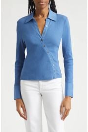 Brenner Stretch Cotton Rib Top at Nordstrom