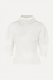 Bret Ribbed Merino Wool Turtleneck Sweater by Khaite at Net A Porter