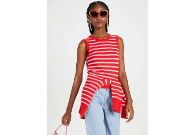 Breton Stripe Cashmere Shell Kate Spade New York at Kate Spade