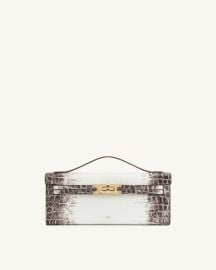 Bria Structured Top Handle Bag - White Croc JW PEI at JW Pei