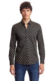 Brian Button Down Shirt - Black Bees 8211 Paisley amp Gray at Paisley & Gray