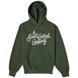 Bricks and Wood A South Central Company Hoodie in Green at Bricks and Wood