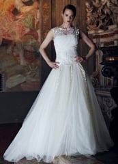 Bridal dress at Alberta Ferretti