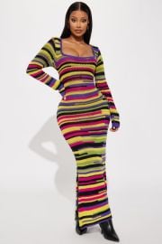 Brielle Sweater Maxi Dress - Multi Color | Fashion Nova at Fashion Nova