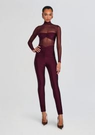 Brietta Bandeau Mesh Catsuit at Retrofete
