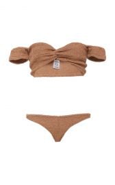 Brigette Stretch-Knit Bikini Set by Hunza G at Moda Operandi