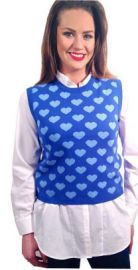 Bright Hearts Sweater at Elana Carello