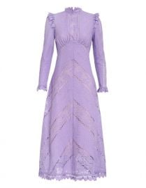 Brighton Paneled Cotton-blend Lace Midi Dress by Zimmermann at Zimmermann