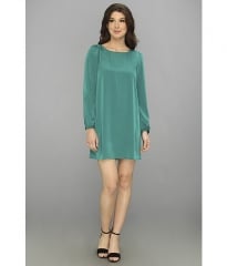 Brigitte Bailey Skyler Shift Dress Dark Green at Zappos