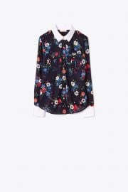 WornOnTV: Cecilia’s navy floral print blouse on Good Morning America ...