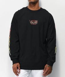 Brimstone Flame Black Long Sleeve T-Shirt at Zumiez