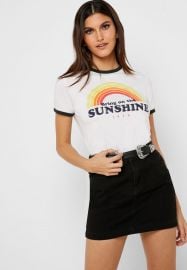 Bring on the Sunshine Ringer tee by Forever 21 at Forever 21