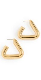 Brinker Eliza Goldie Hoops Gold One Size at Shopbop