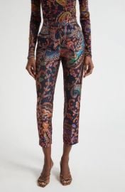 Bristol Paisley Jacquard Ankle Trousers at Nordstrom